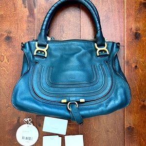 Chloe Marcie Medium Teal Green bag